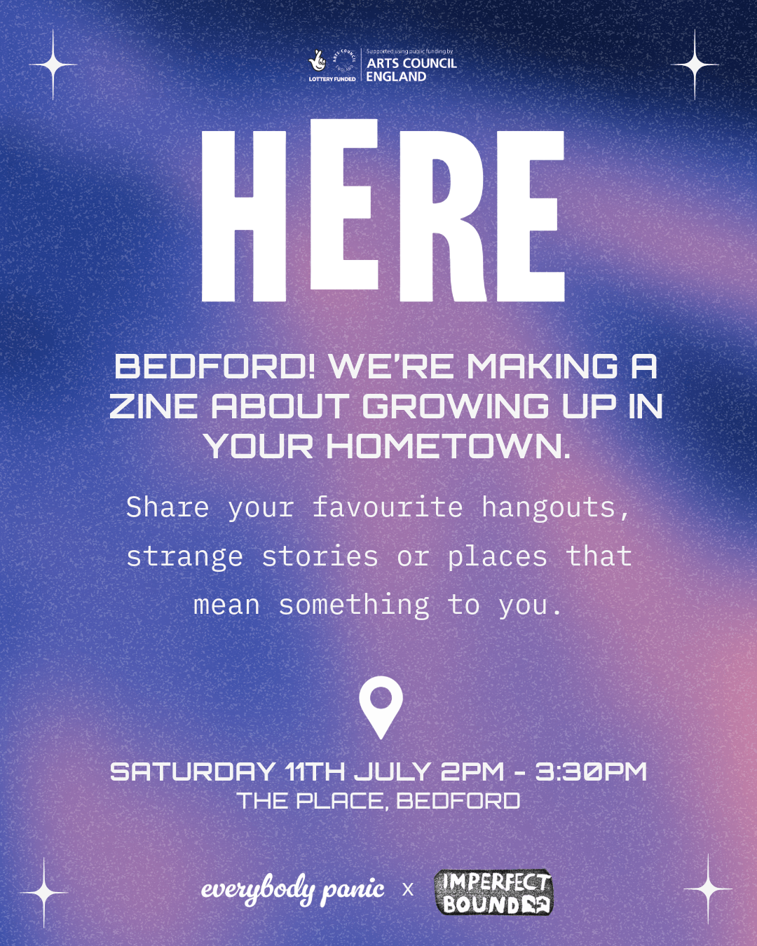 FREE Zine Workshop | Workshop at The Place Bedford